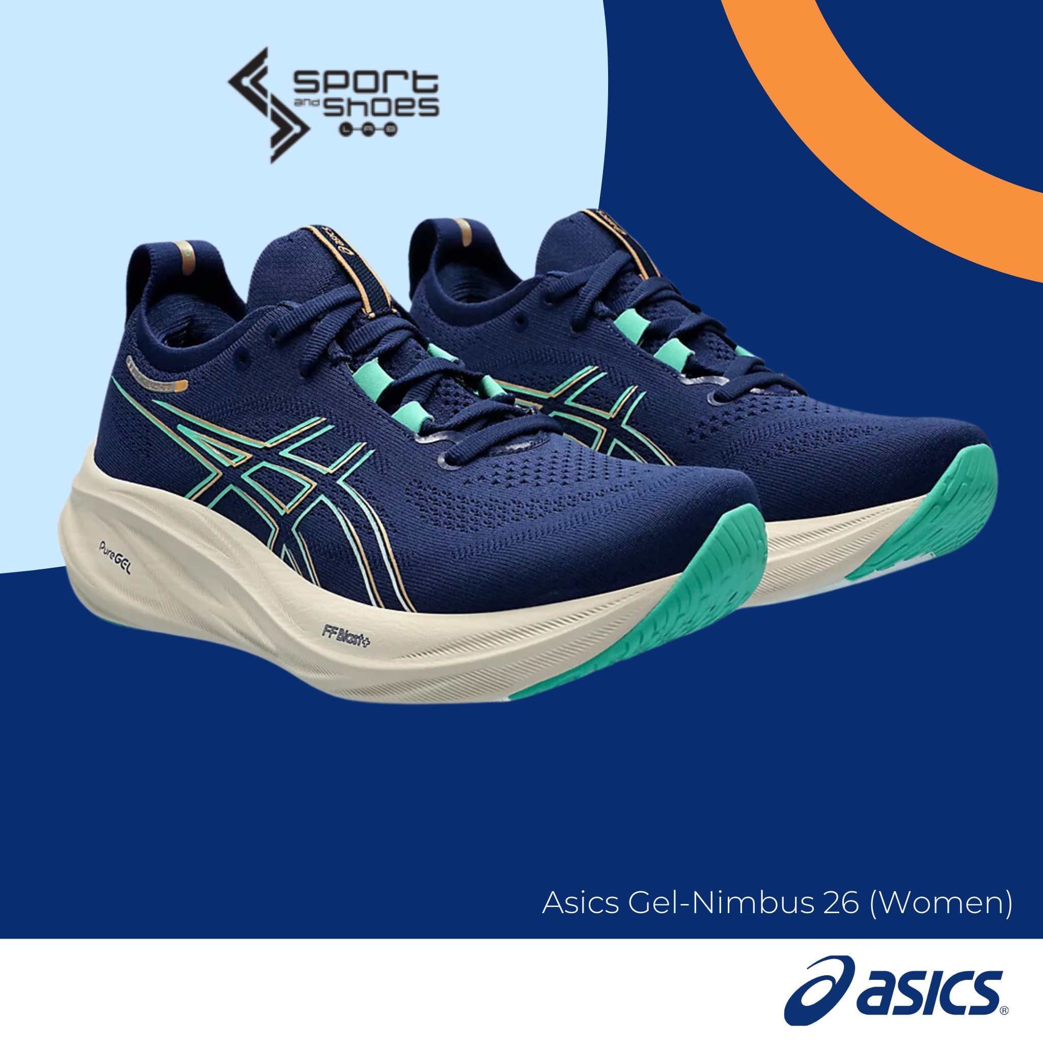 Asics Gel-Nimbus26 WIDE (W) (1012B602-400)